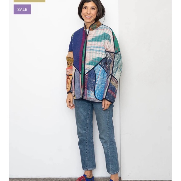 Namai: The Ladhiya Quilted Patchwork Kantha - Picture 12 of 13